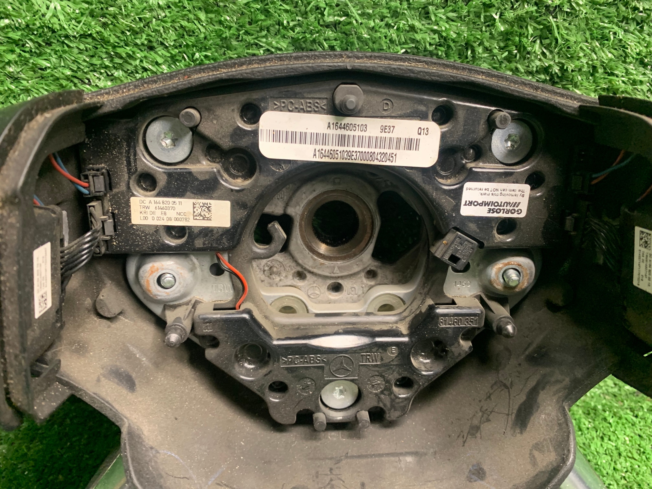 steering wheel, MERCEDES W164 ML R class W251 A1644605103