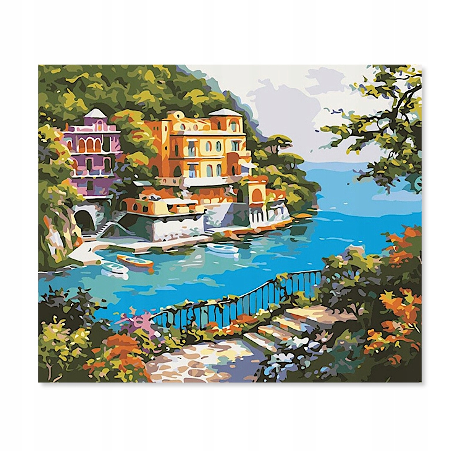 Malowanie Po Numerach z Ramą Obraz do Malowania na Ramie 40x50cm