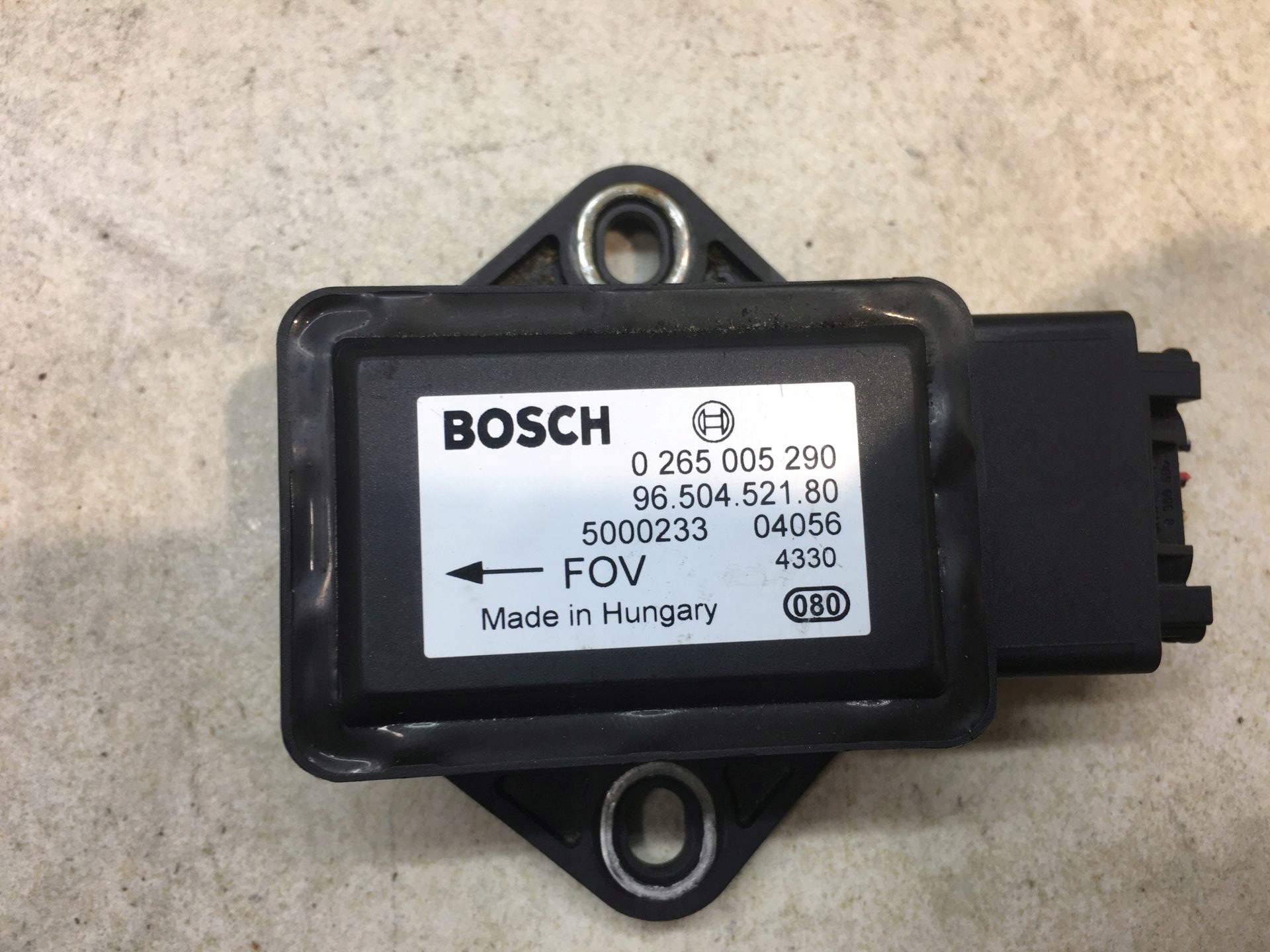 sensor ESP 307 1.6 HDI 0265005290 9650452180