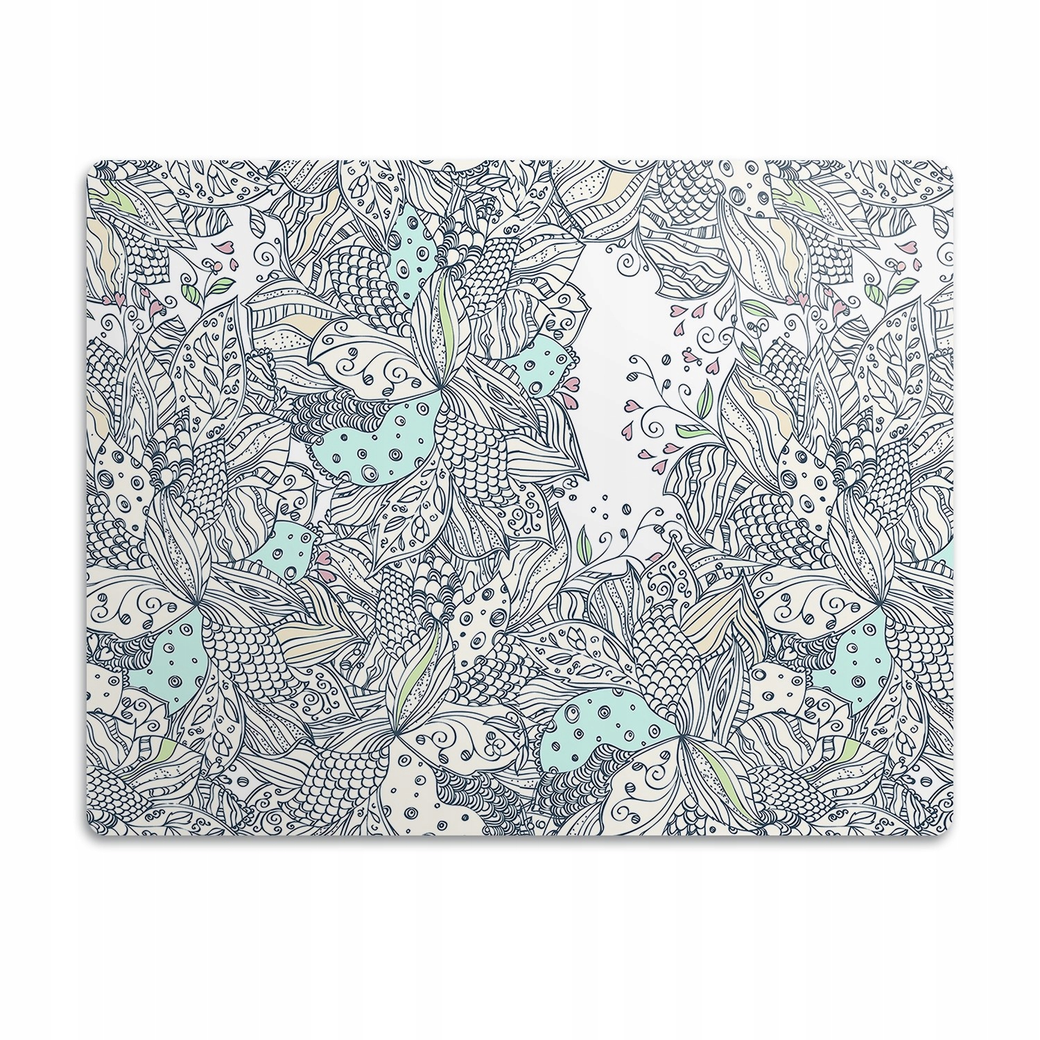 Levně Podložka pod misku pro kočky psa Vzor omalovánky 90x60