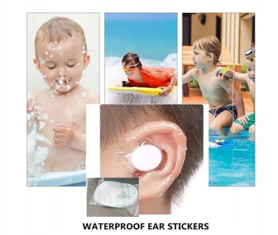 60 SZT OCHRONA USZU PRZED WODA NAKLEJKI WODOOPORNE Marka bez marki