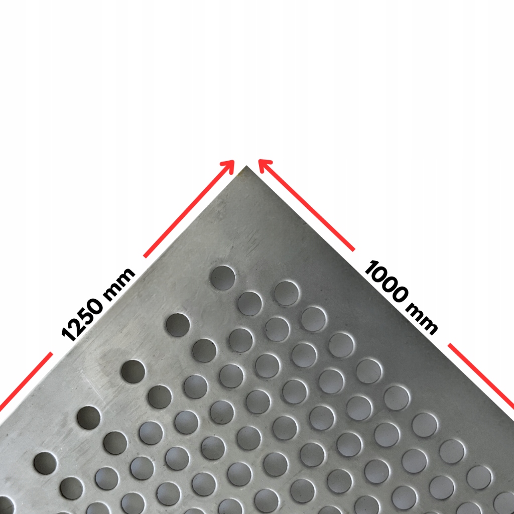 Blacha perforowana ocynkowana grubość 0,7mm oczko 5mm rolka 1x1,25m Marka Ann Filters Poland