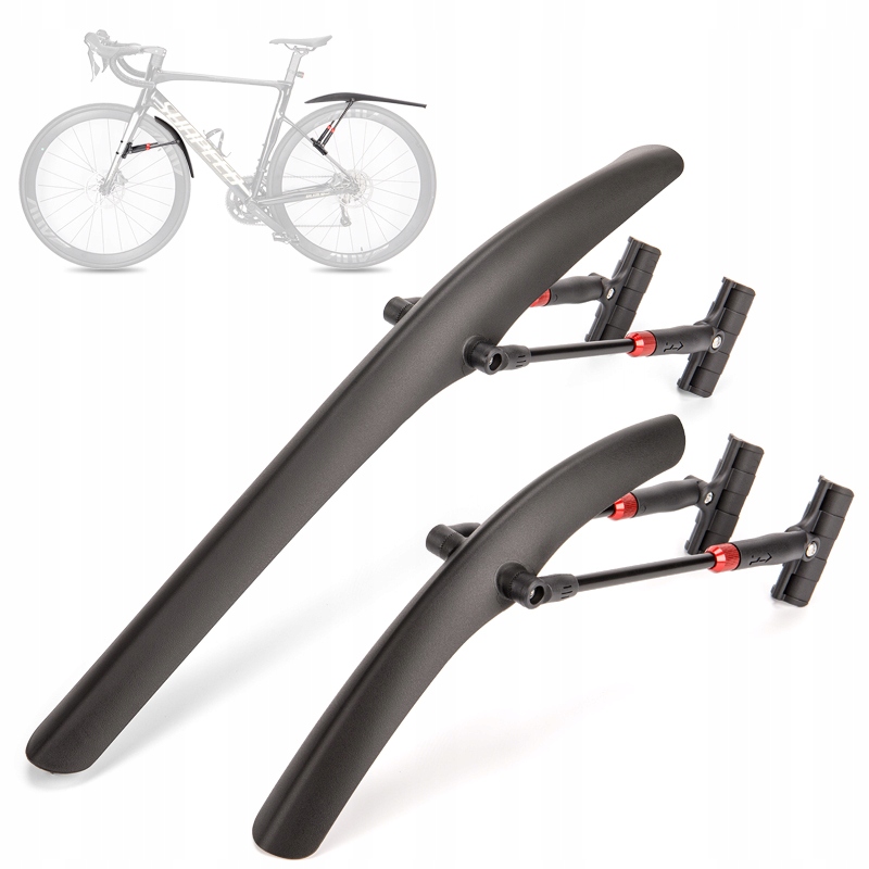 Błotniki Rowerowe Zestaw Przód Tył Regulowane Lekkie Gravel Szosa Cxwxc Rxc