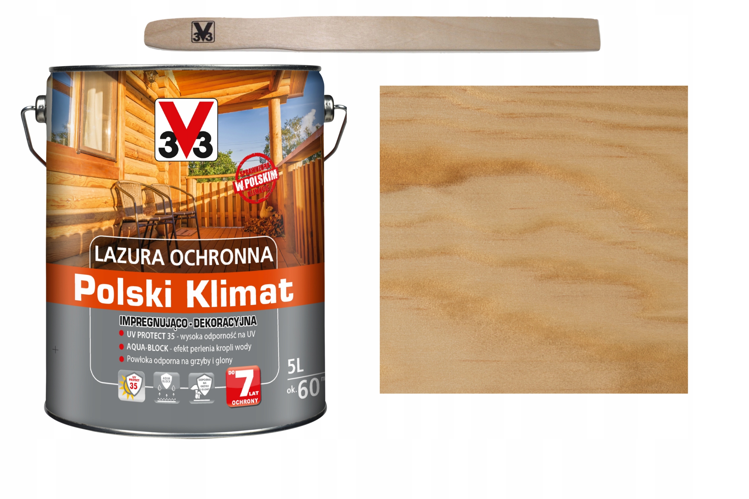 

Lazura V33 Polski Klimat 7 lat Bezbarwny 5L
