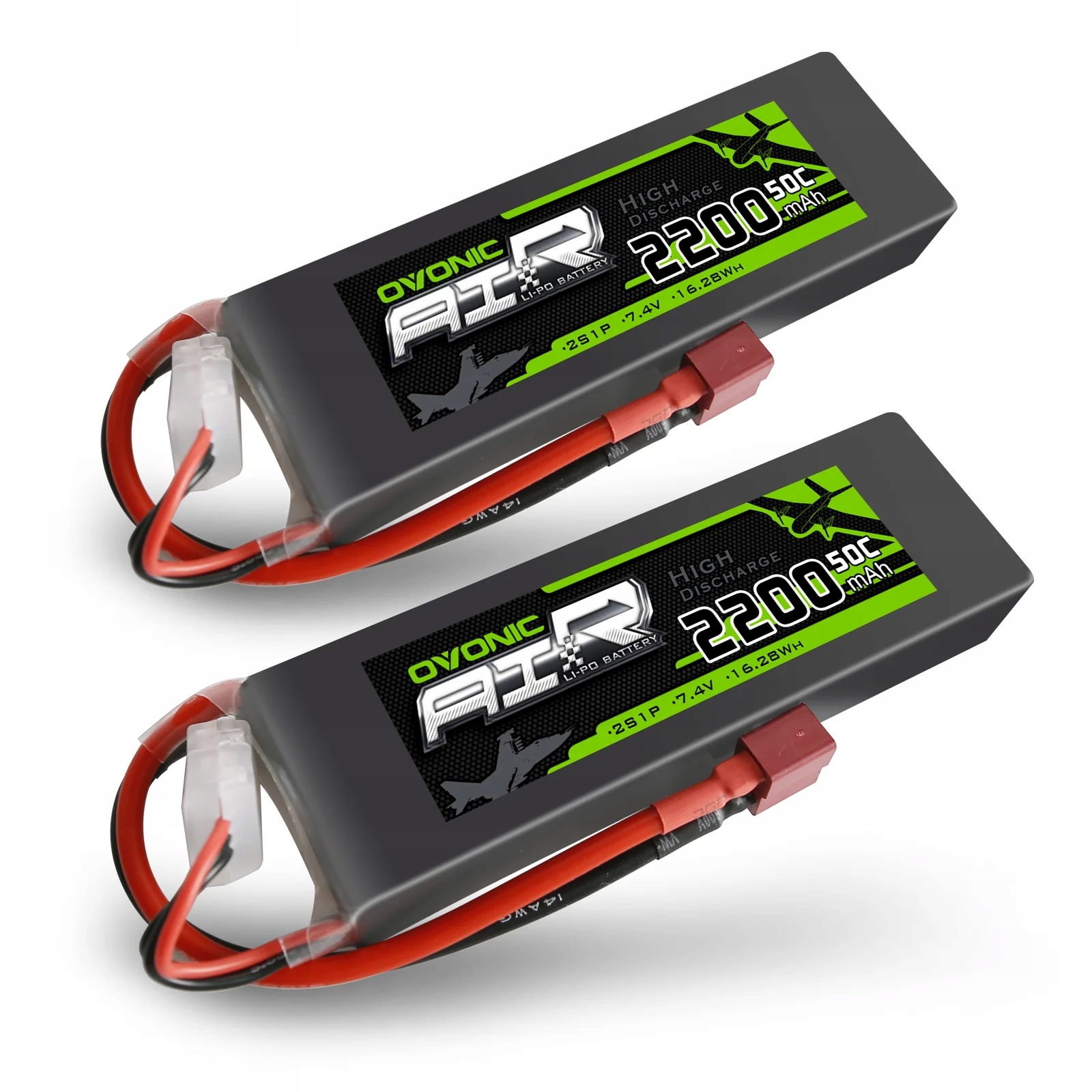 Ovonic 2S1P-T-2P Lipo akumulator 50C 2200 mAh 7.4V 16.28WH