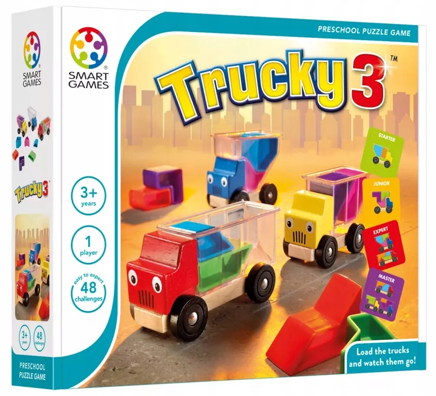 Smart Games Trucky 3 Eng Gra Logiczna Gra Dla Dzieci Iuvi Games