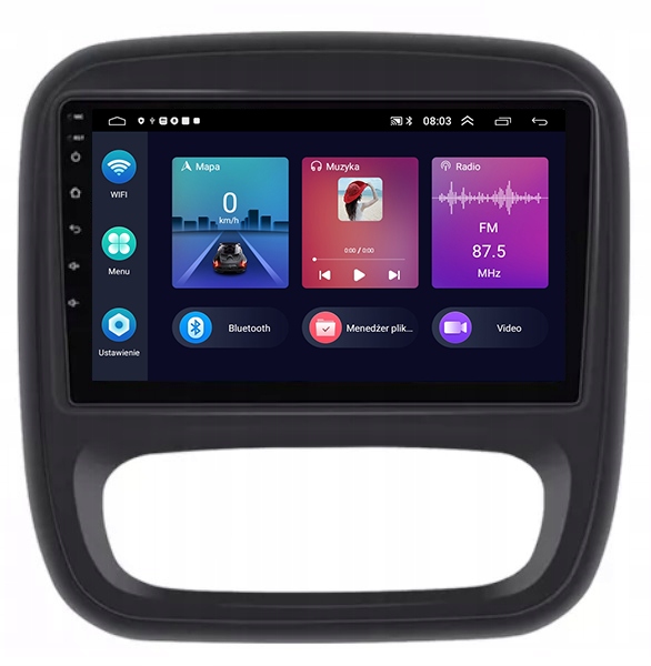 Rádio Gps Android Navigácia Bt Opel Vivaro 2014-2021 Carplay 2GB 64GB