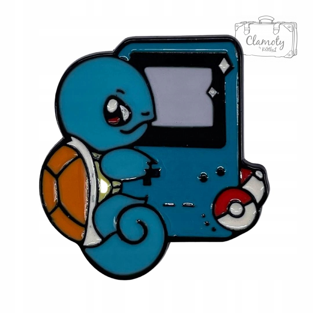 

Przypinka Metalowa Metal Pin Gameboy Squirtle