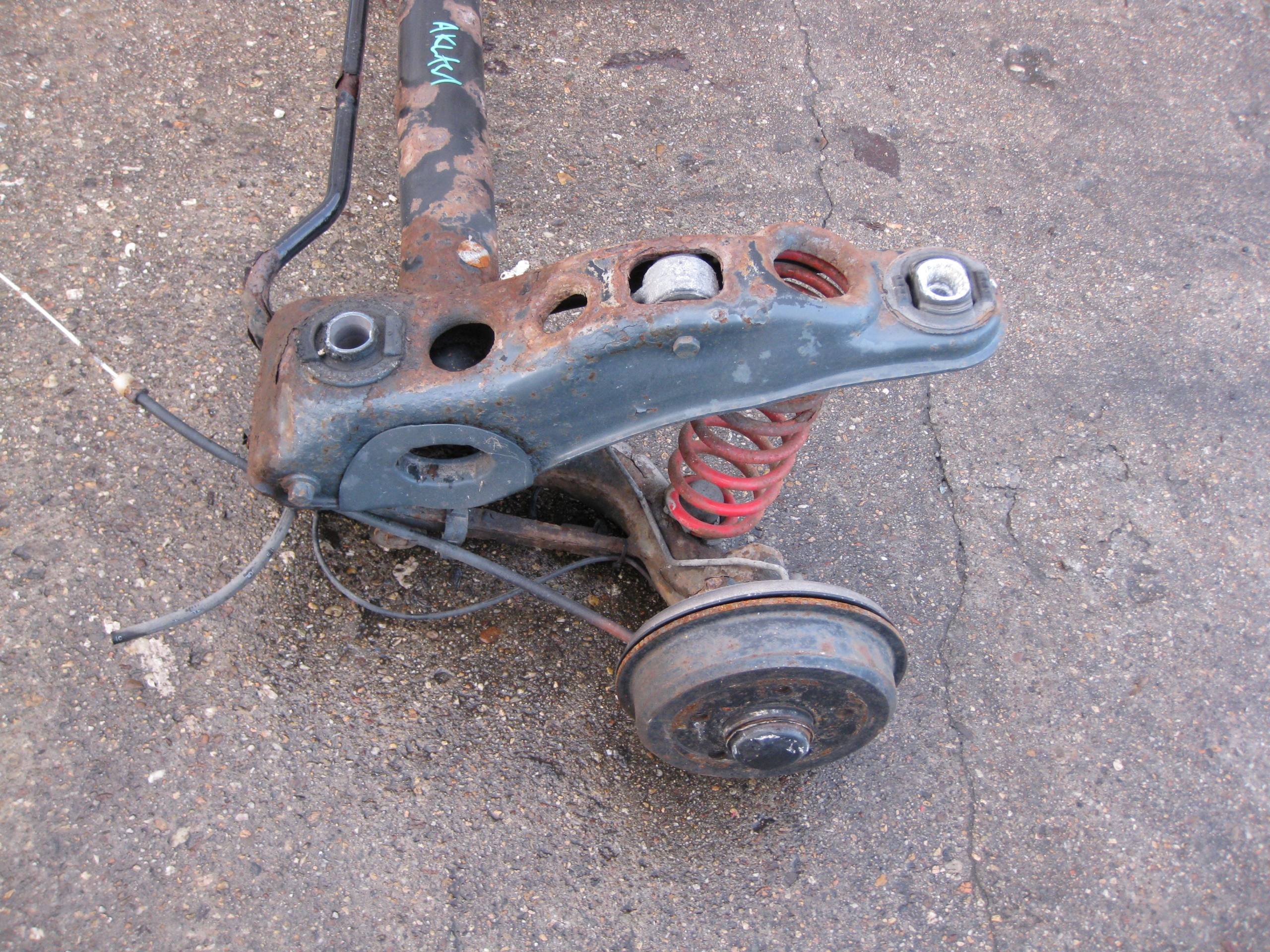 MERCEDES A-KLASA W168 axis rear sider rear part discs ABS