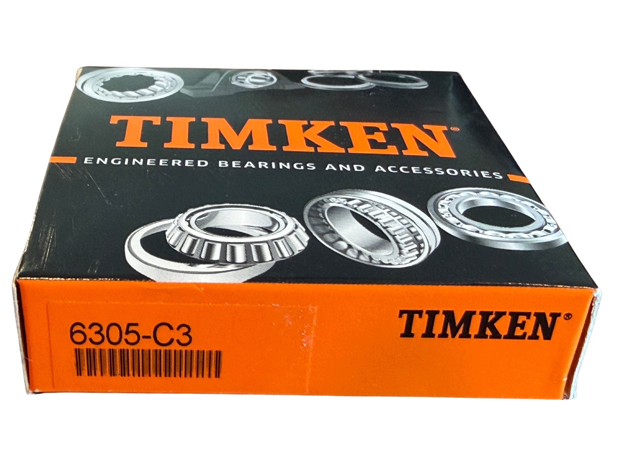 Łożysko wału korbowego 6305 C3 Timken 25X62X17 mm, kosz stalowy