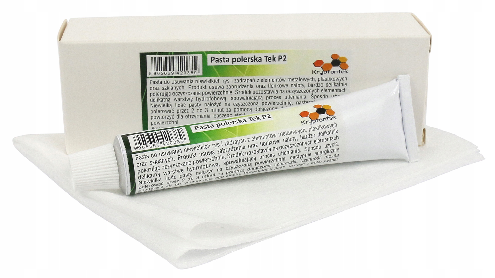 Pasta Polerska Tlenek Ceru Usuwanie Rys Tek P2 20g