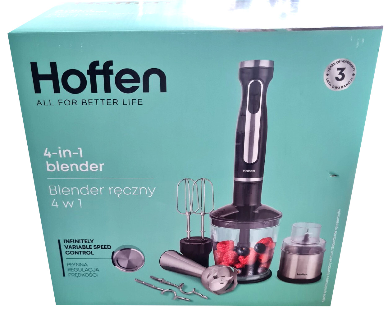Blender ręczny Hoffen HB-5512 1200 W czarny