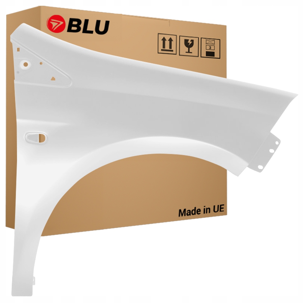 Blu Blatník Fiat Bravo 296A pravý bílý 07-14 přední WeissDivino