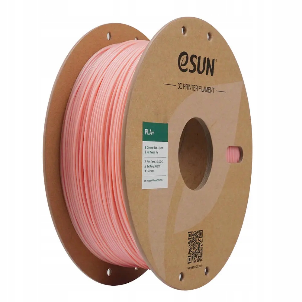 eSun Pla+ Filament różowy 1.75mm 1kg papierowa szpula Baby Pink