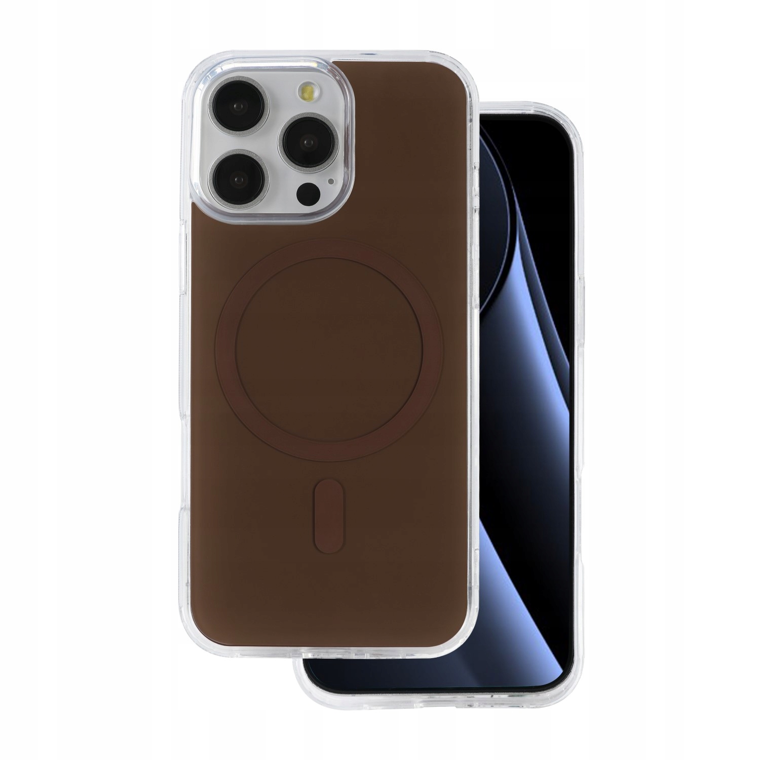 Nakładka Lowkey Mag do iPhone 14 Pro 6,1" brązowa Tfo