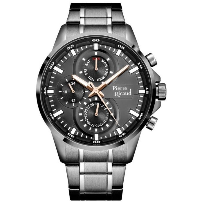 Pánské Hodinky Pierre Ricaud P97034.S1R6QF šedé