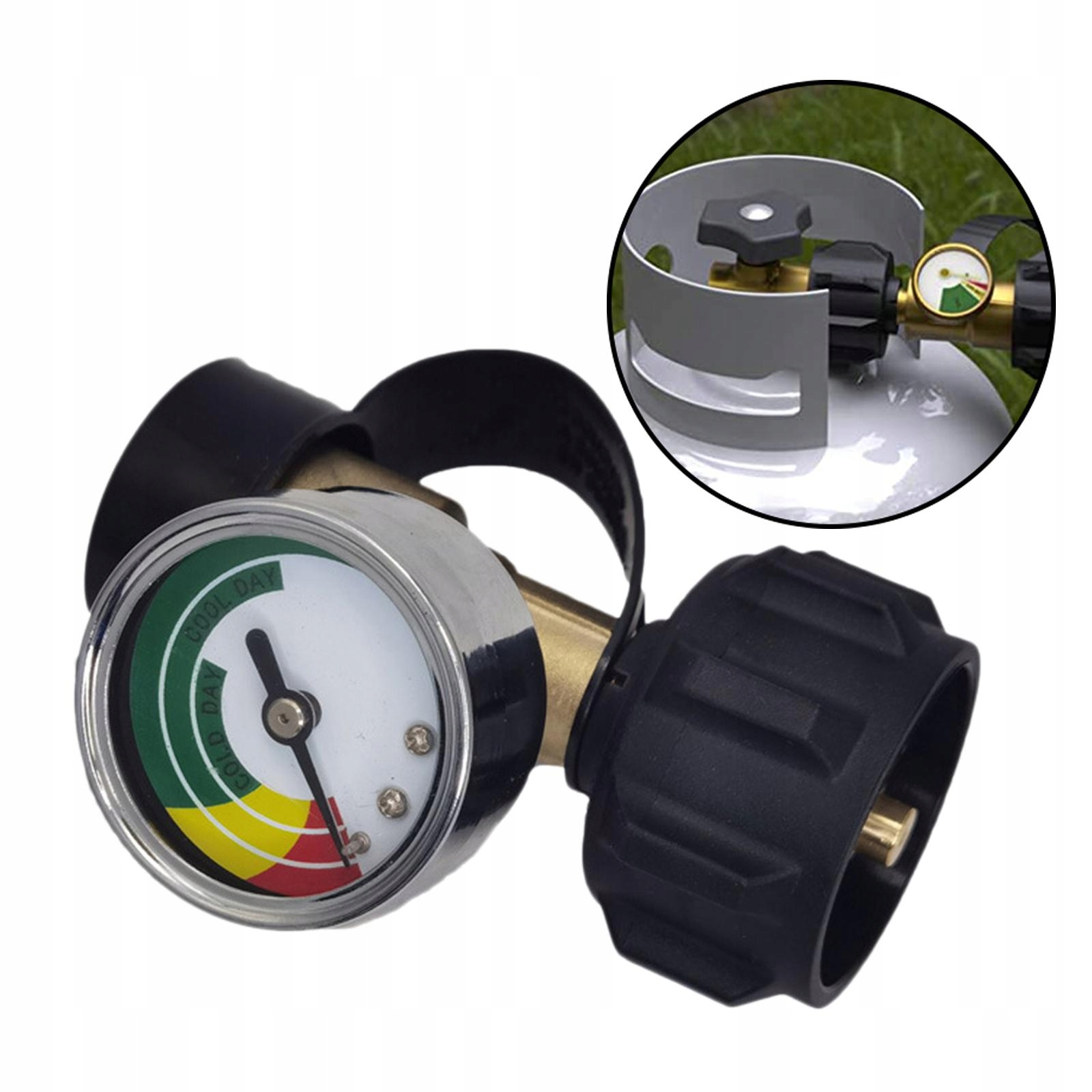 Miernik ciśnienia zaworu butli butli Marka Inna