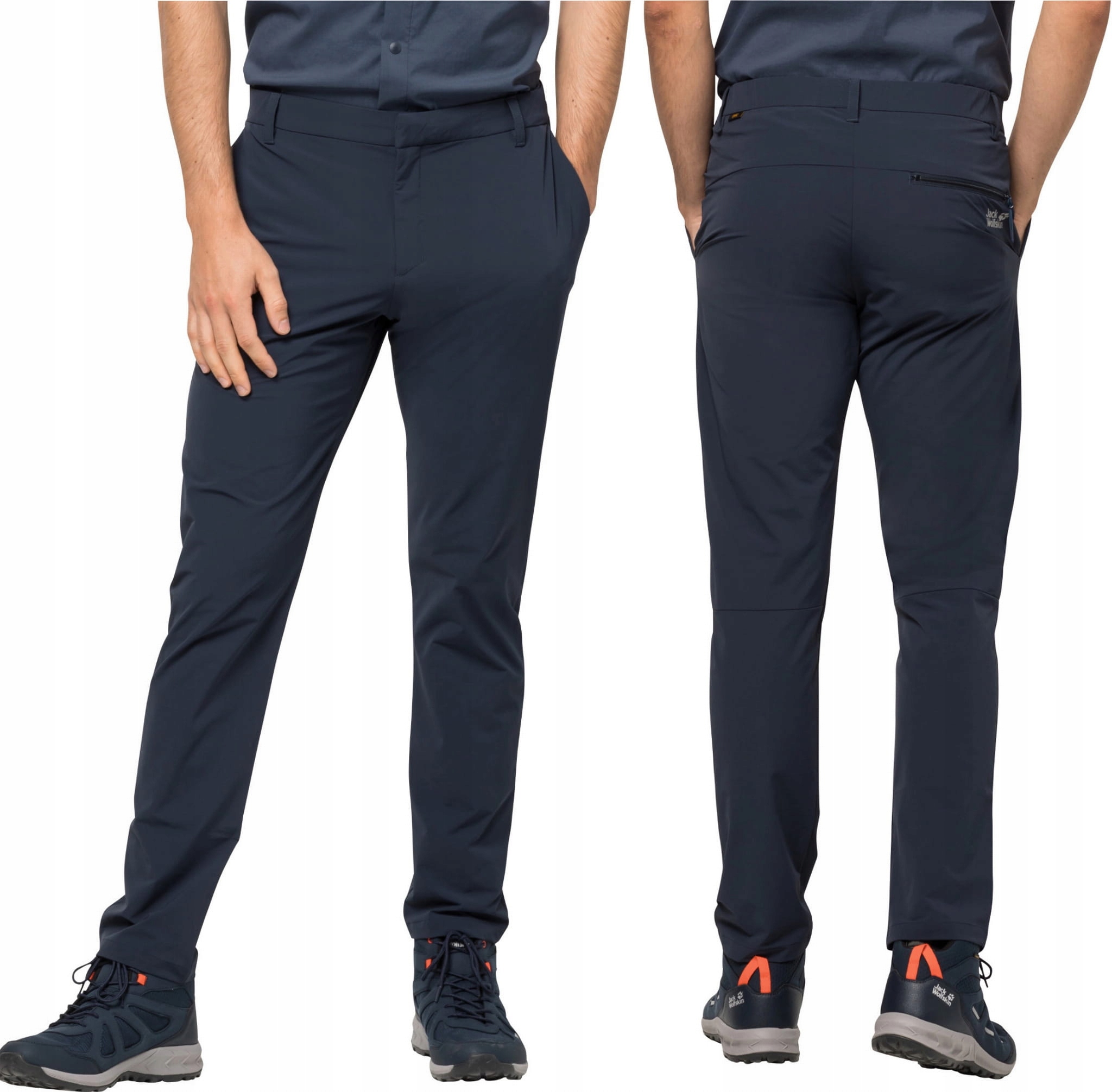 Jack Wolfskin Pack & Go Spodnie Trekkingowe Turystyczne Męskie Termo S