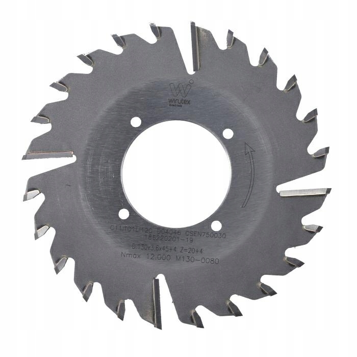 Ita Tools kapková kulička do olepovaček 130x45x20+4Z Biesse Levá