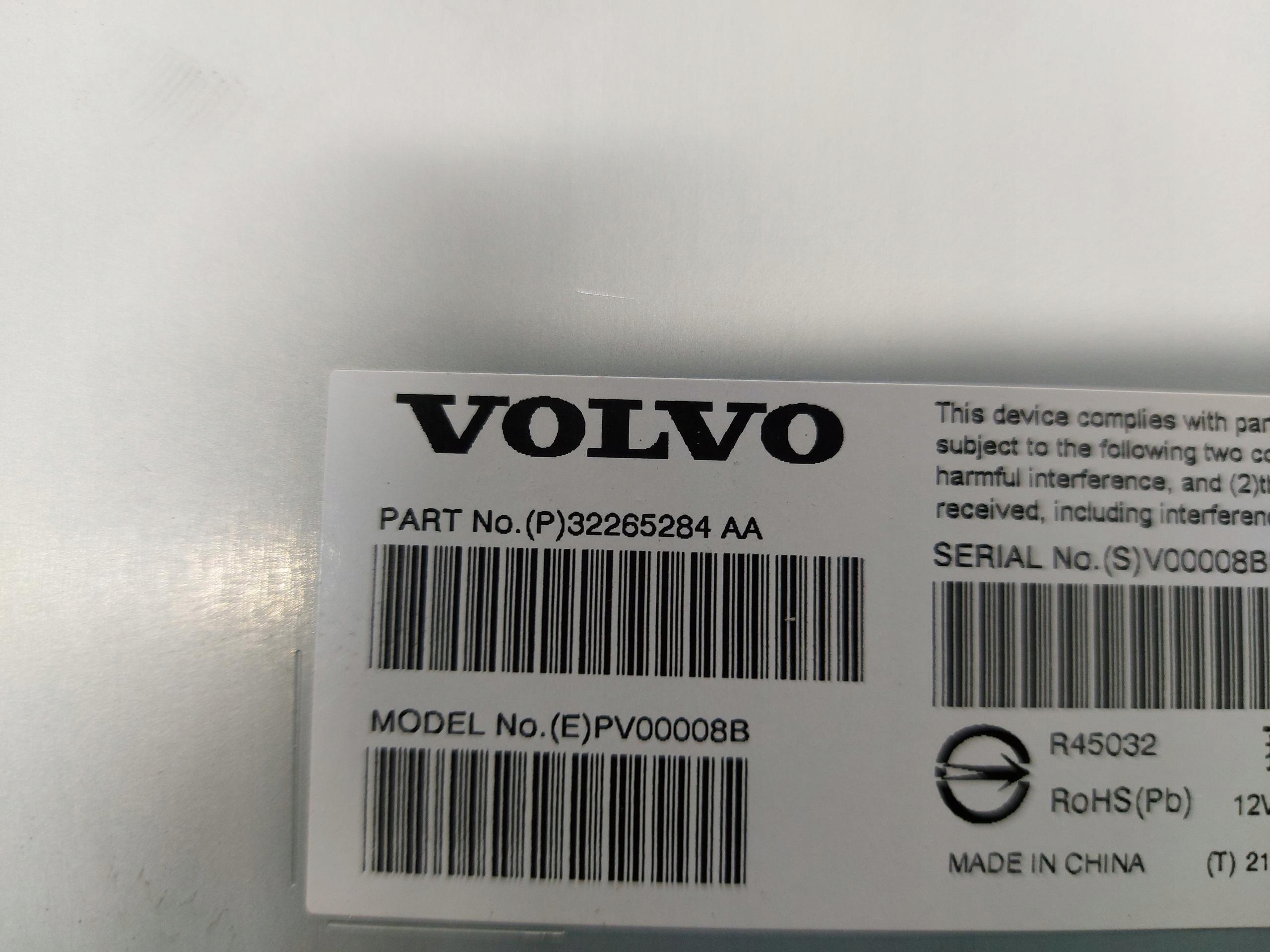 VOLVO XC40 modulo AMPLIFICATORE 32265284