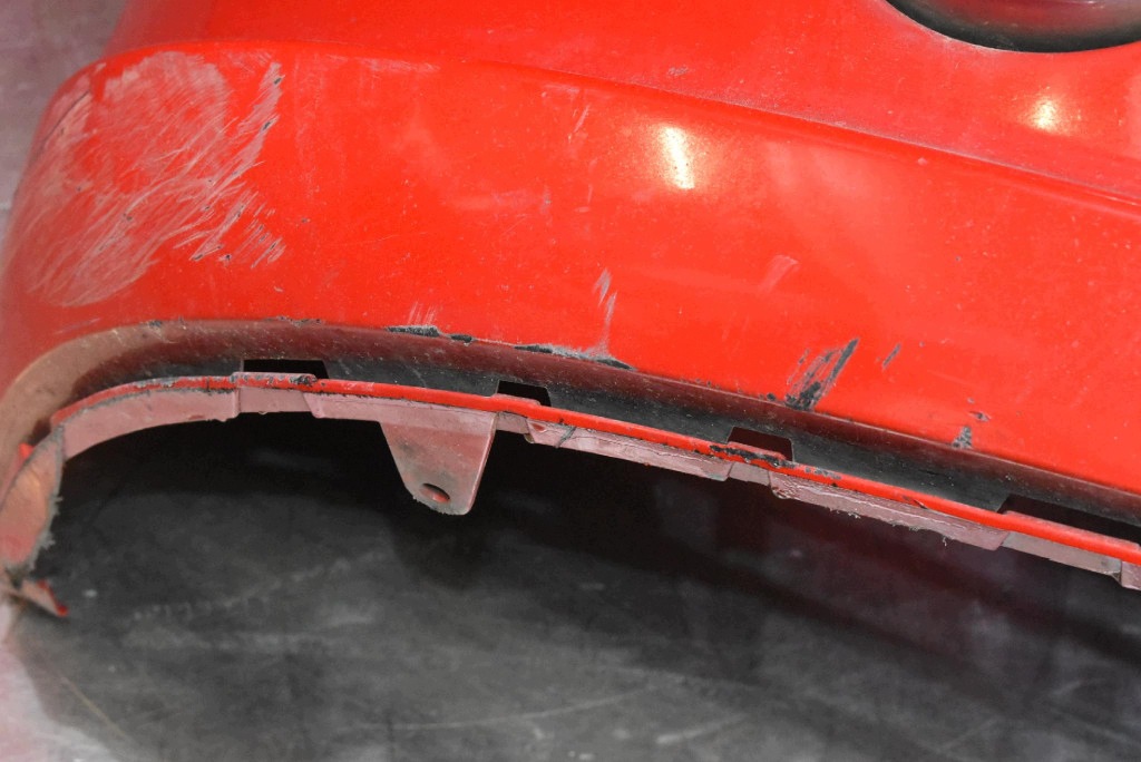 bumper front front red PEUGEOT 207 1 and 06-09