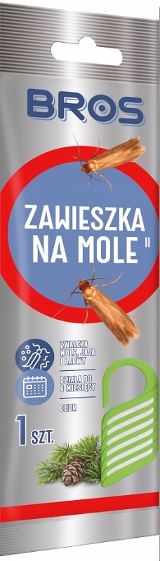 

Bros Zawieszka Na Mole Odzieżowe do szafy Cedrowa