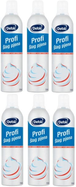 Bita Śmietana Debic Słodka 6x700 ml zgrzewka