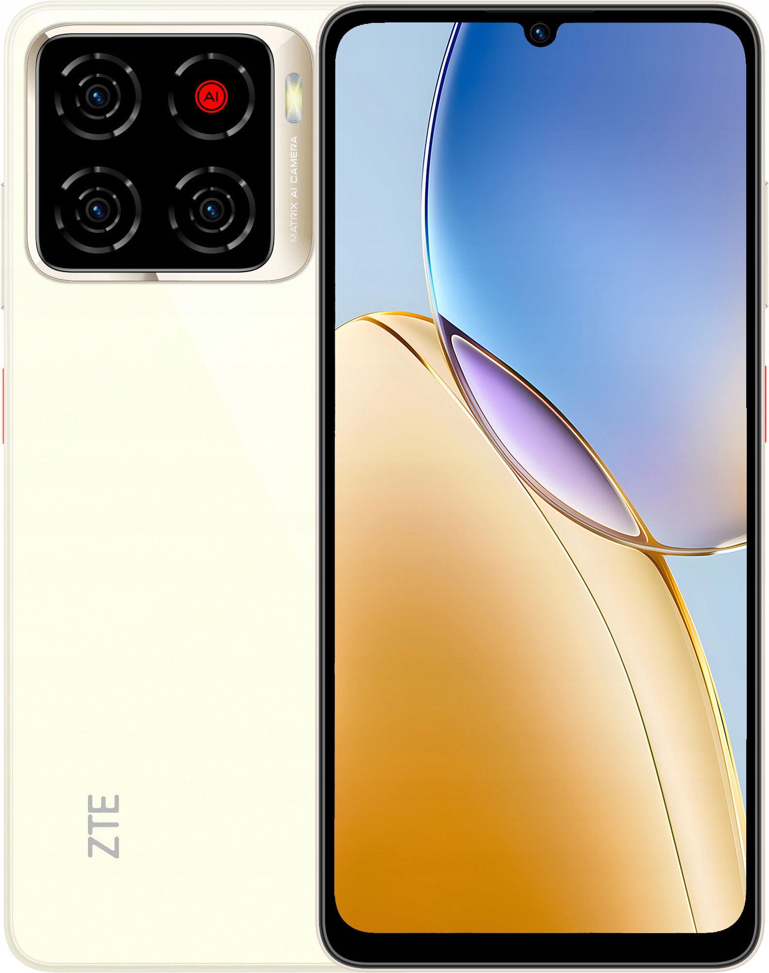 Smartfon Zte Blade A56 4/128GB 6,75" 60Hz 13Mpix Floating Gold Złoty