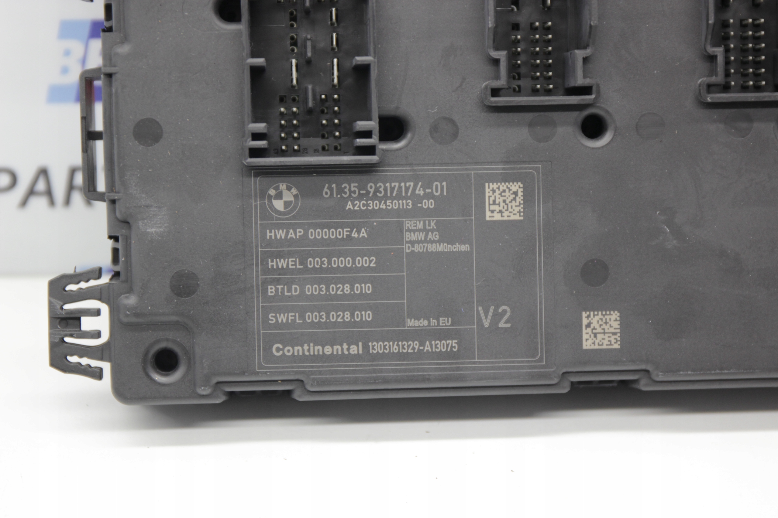 BMW F30 F31 F32 module control unit REM 9317174