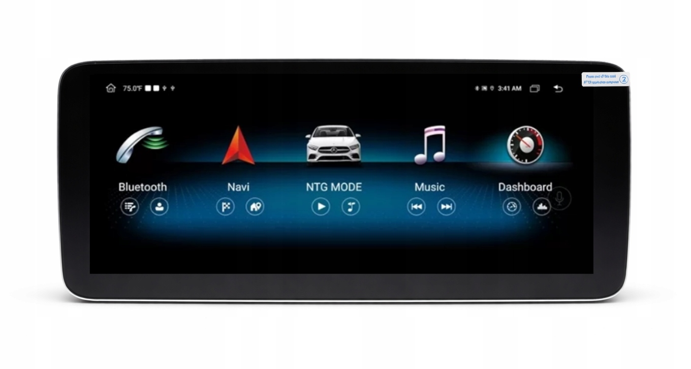 Radio Android 12" Mercedes Glk X204 2008-2012 Nawigacja Gps Carplay Ntg 4.0