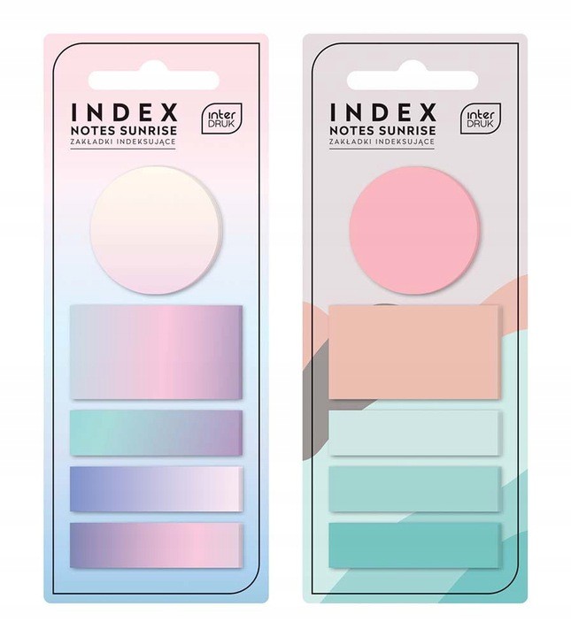 

Zakładki indeksujące naklejki Sunrise notes 125szt