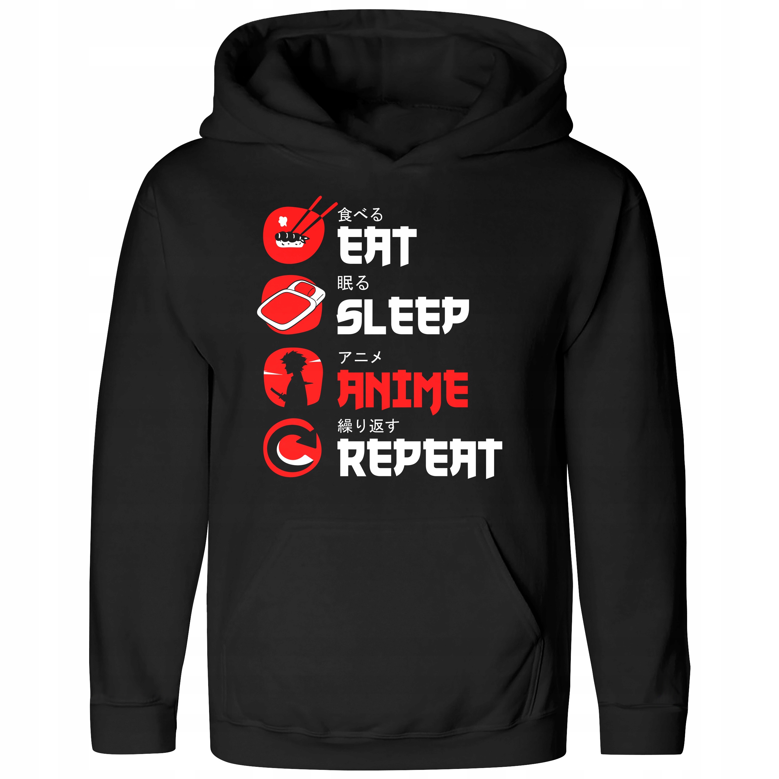 

Bluza Dziecięca Z Kpaturem Manga Anime Rozm 152 cm