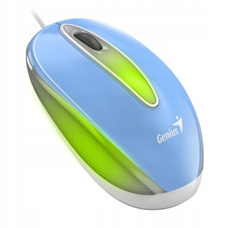 Genius DX-Mini Mysz przewodowa, niebieska, 1000DPI