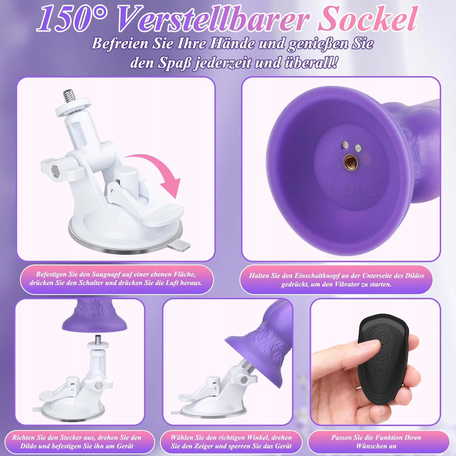 WAKELUST Dildo Wibracyjny Analny Z 3 Funkcjami I 9 Wibracjami — miniatura 5
