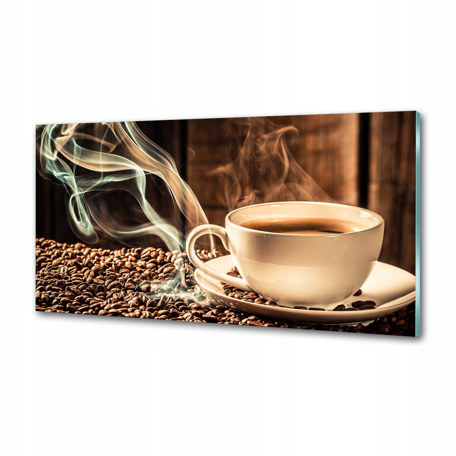 Panel do kuchyne Aromatická káva 100 x 50 cm Lepidlo