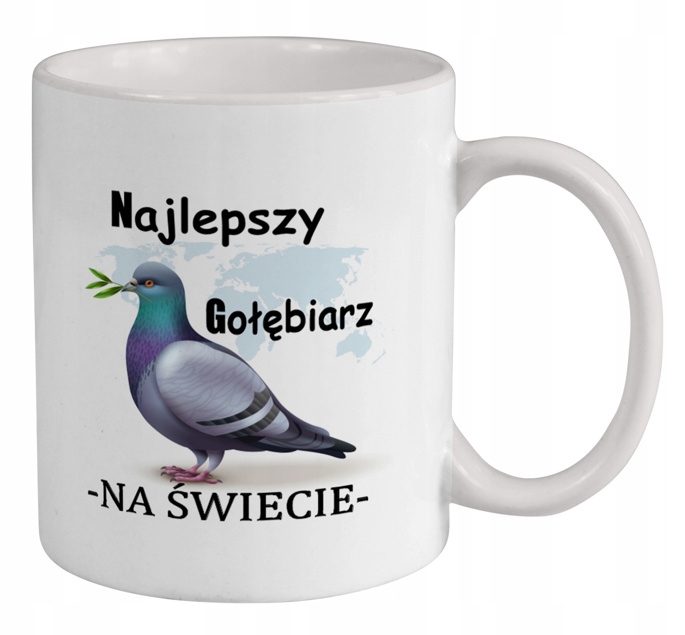 Kubek najlepszy gołębiarz na świecie DLA HODOWCY Pojemność 330 ml