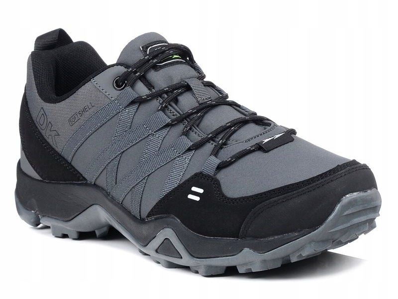 Buty męskie trekkingowe softshell impregnowane terenowe szare Dk VB17282 42