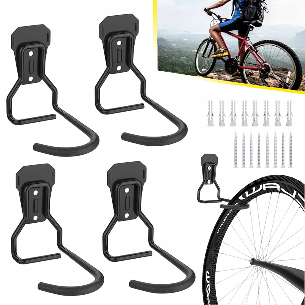 Stojak Rowerowy, Uchwyt Ścienny Na Rower Stojak Rowerowy Wieszak Uchwyt Hak