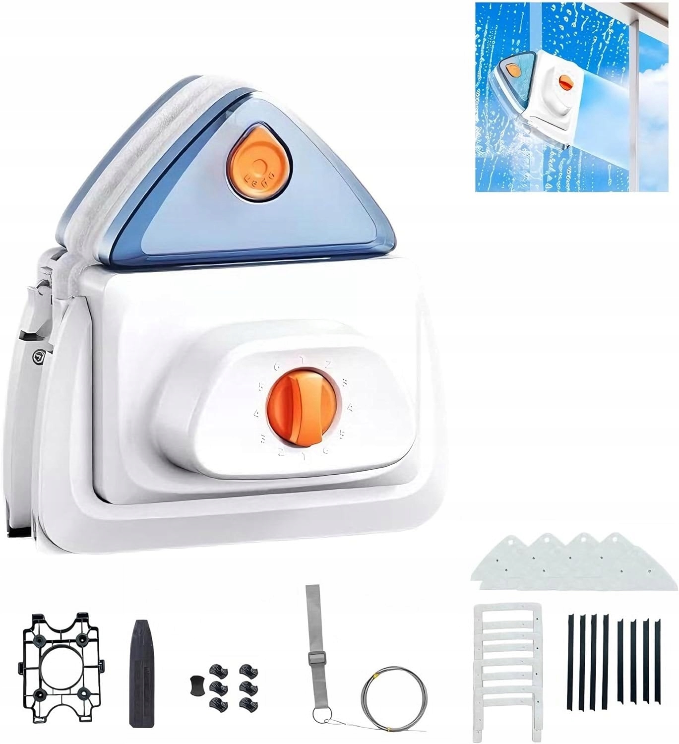 Magnetický Čistič Oken Oboustranný Stěrač Skel Pro Tloušťku 8-40 MM