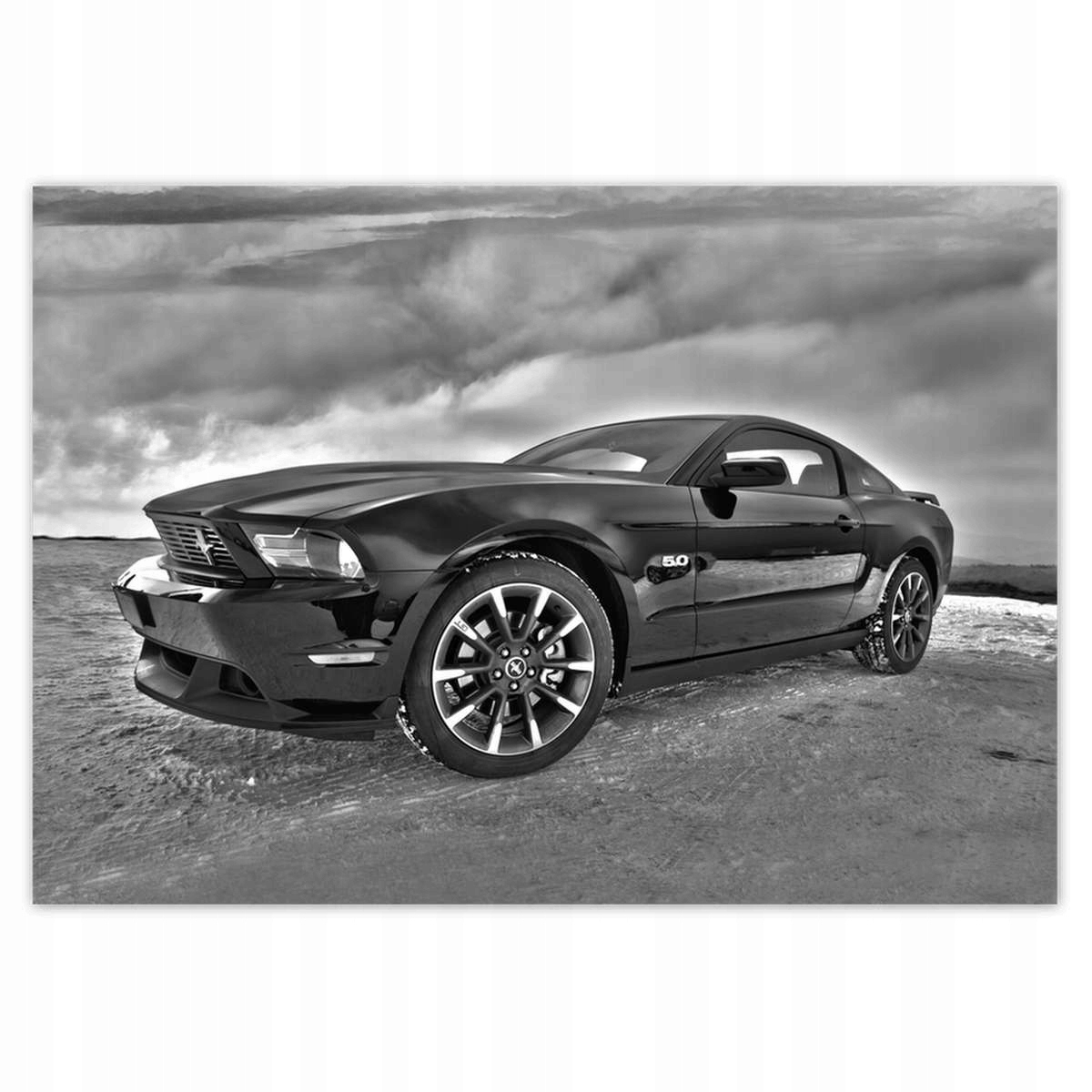 Fototapety 312x219 Ford Mustang na snehu Auto Klasika vyrobené v Usa