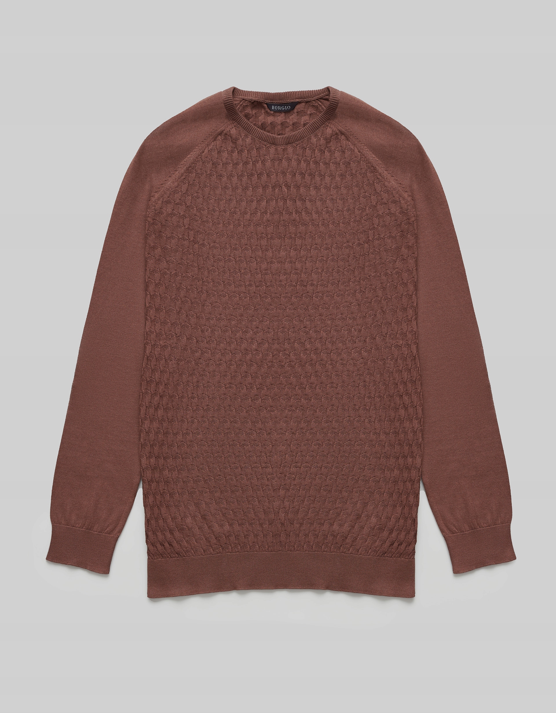 

sweter lerici o-neck brązowy xl