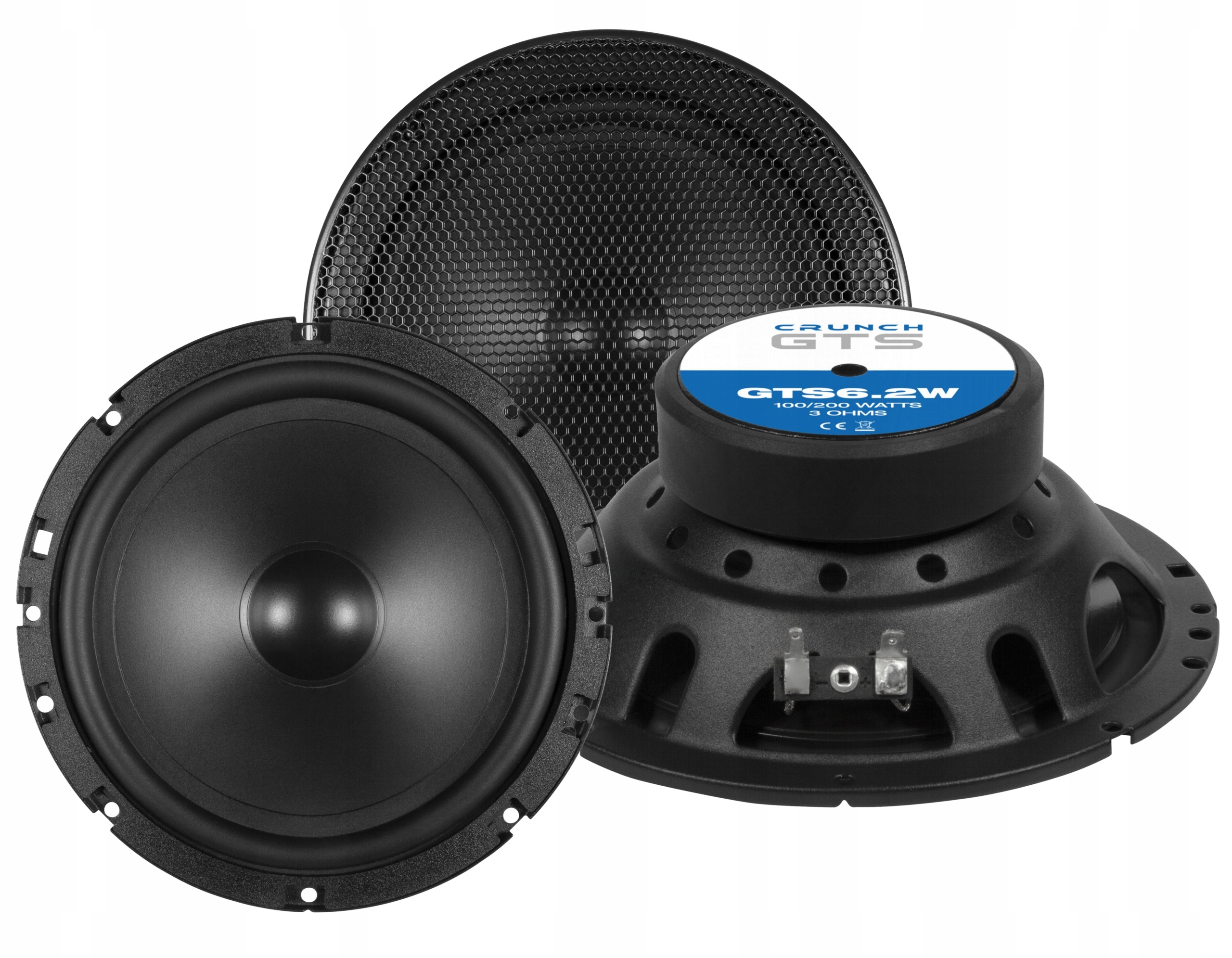 Crunch Gts 6.2W woofer 3 Ohm 165mm Rms 100Wat