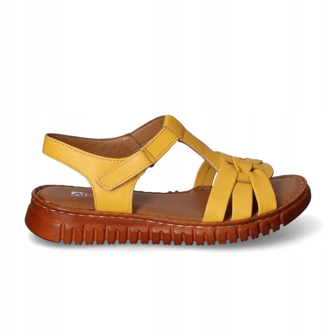 Dámský sandál Artiker 54C0815 Žlutý 41, Žlutá