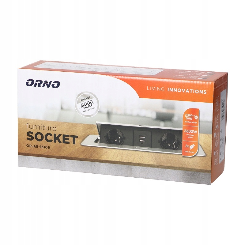 Zásuvka Zapuštěná Do Pracovní Desky 2X2P+Z 2XUSB Mosaz Moderní