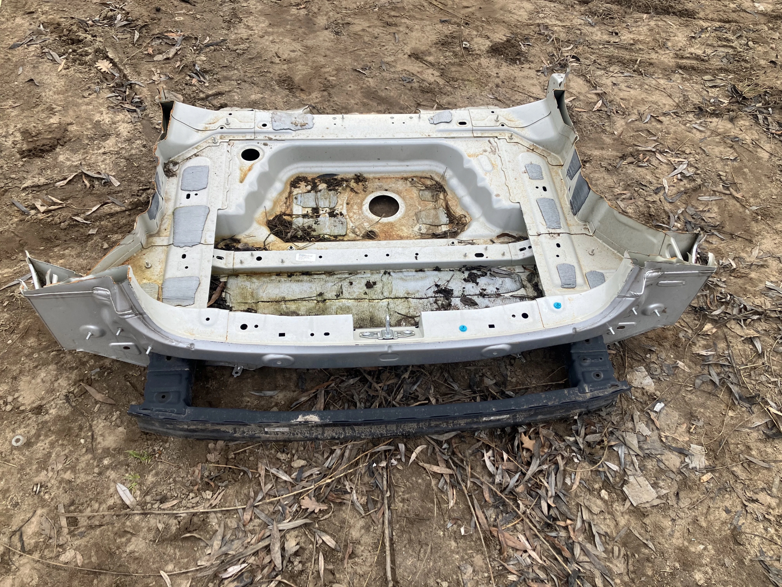 PAS TYLNY WANNA ĆWIARTKA W177 775 METALLIC