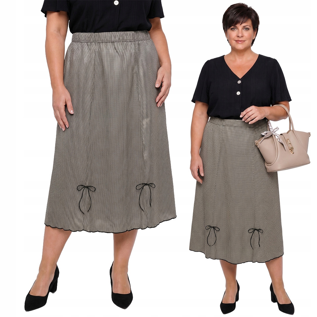 Sukně s mašličkami plus size velikost 60/62