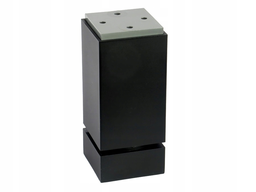

Nóżka Meblowa H-100 45X45 Reg. Czarna Matowa +filc