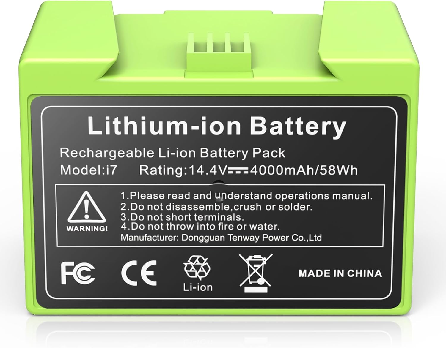 Baterie pro iRobot Roomba e5 5110 7150 7550 3150 3550 a další 14,4V 4000mAh