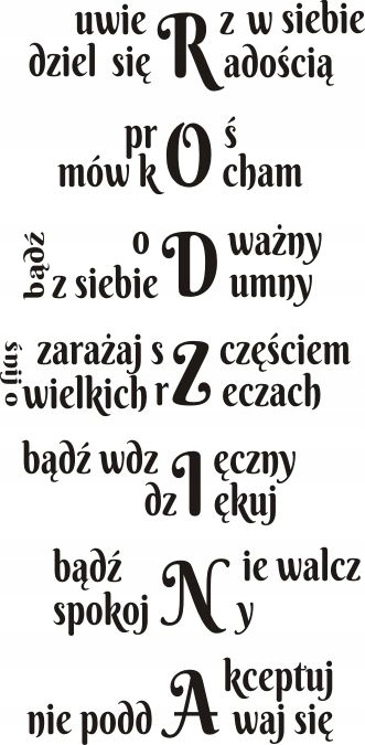 Napis na ścianę naklejka dom Rodzina 120