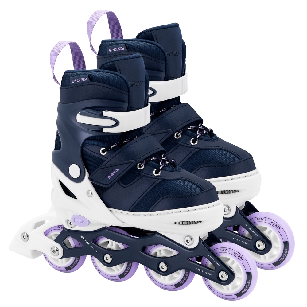 Łyżworolki Rolki Regulowane Rekreacyjne Dla Dziewczynki Spokey Arya 38-42